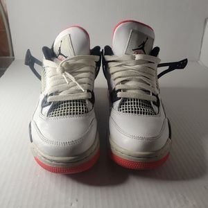 Jordan 4 Retro Pale Citron Flight Nostalgia GS Size 4Y Women Size 5.5 408452-116